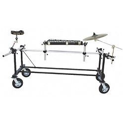 Jarvis Mobile Percussion Rack (8" Pneumatic Tires)