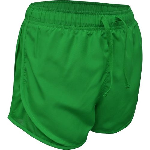 kelly green running shorts