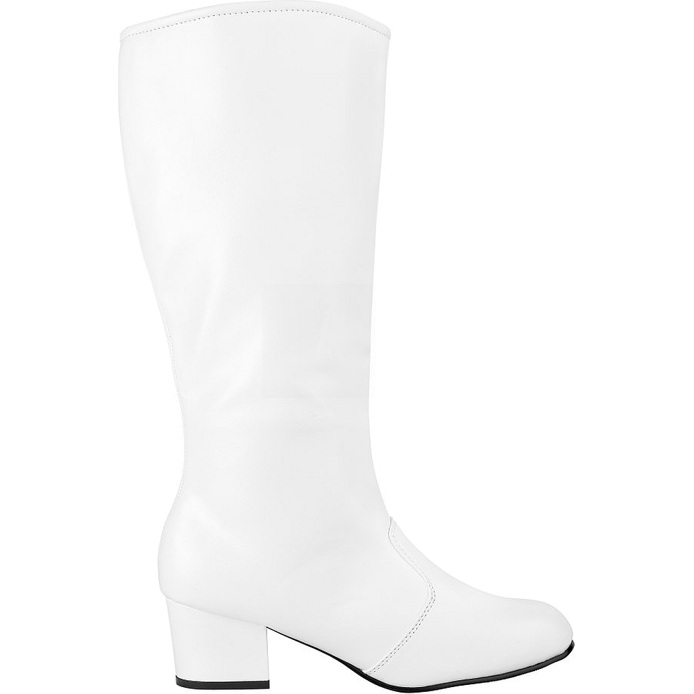 majorette boots white