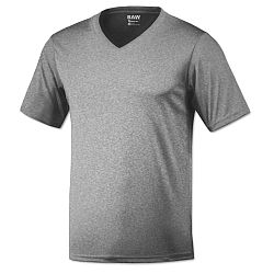 BAW Athletic Wear - XT74H - Xtreme-Tek V-Neck T-Shirt (Heather) - Adult