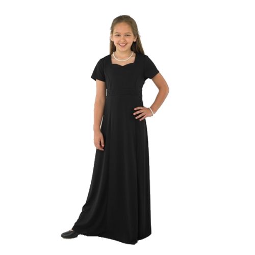 Cousin's Concert Attire - 143Y - Chloe Youth Dress - Black