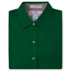 BAW Athletic Wear - 4212 - Easy Care Twill Button Down - Ladies