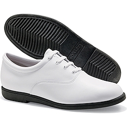 DINKLES - 709 - Vanguard Marching Band Shoe - White w/ Black Sole