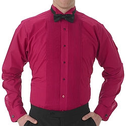 Henry Segal - 8000 - Mens Colored Tuxedo Shirt (Wing Collar W/ 1/4" Pleat) Henry Segal - 8000 - Mens Colored Tuxedo Shirt (Wing Collar W/ 1/4" Pleat)