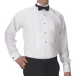 Henry Segal - 8301 - Mens Tuxedo Shirt (Wing Collar W/ 1/4" Pleat) - White Henry Segal - 8301 - Mens Tuxedo Shirt (Wing Collar W/ 1/4" Pleat) - White