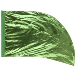 DSI - (Made To Order) - Lava Lame Arced Flag - Celery