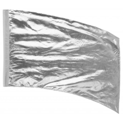 DSI - (Made To Order) - Lava Lame Rectangular Flag - Chrome