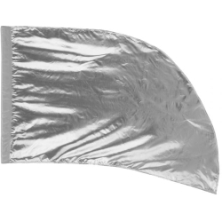 DSI - (Made To Order) - Lava Lame Arced Flag - Chrome