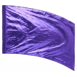 DSI - (Made To Order) - Lava Lame Rectangular Flag - Grape