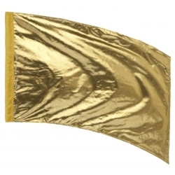 DSI - (Made To Order) - Lava Lame Rectangular Flag - Gold