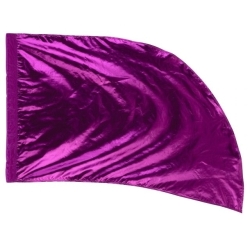 DSI - (Made To Order) - Lava Lame Arced Flag - Magenta