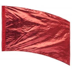 DSI - (Made To Order) - Lava Lame Rectangular Flag - Red