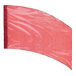 DSI - (Made To Order) - Solid Crystal Clear Flag - Red
