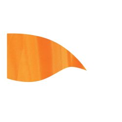 Style Plus - V-3 Poly China Silk Flag - Orange