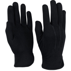 Style Plus - Cotton Military Gloves - Black