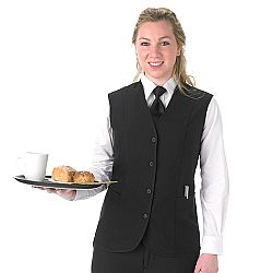 Henry Segal - 3637 - Ladies Tunic Vest - Black