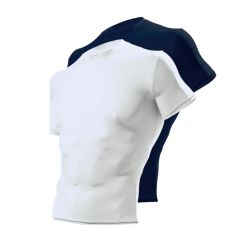 Style Plus - (Made To Order) - Corelements Cool - Compression Top (Crew Neck W/ Short Sleeve) Style Plus - (Made To Order) - Corelements Cool - Compression Top (Crew Neck W/ Short Sleeve)