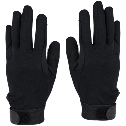 Style Plus - Deluxe Cotton Military Gloves - Black