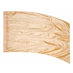 Style Plus - Solid Poly China Silk Flag - Buttercream