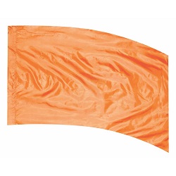 Style Plus - Solid Poly China Silk Flag - Carrot