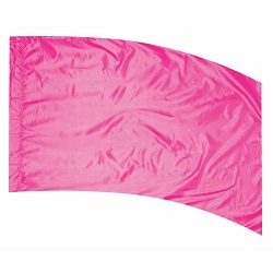 Style Plus - Solid Poly China Silk Flag - Neon Pink