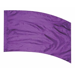 Style Plus - Solid Poly China Silk Flag - Purple