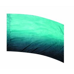 Style Plus - Color To Black Flag - Turquoise