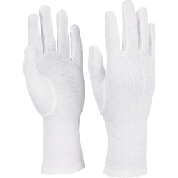 Style Plus - Long Wristed Poly-Nylon Stretch Gloves - White
