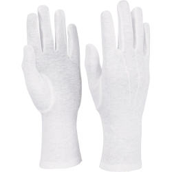 Style Plus - Long Wristed Cotton Gloves - White
