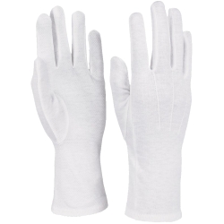 Style Plus - Long Wristed Sure Grip Gloves - White