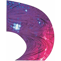 Style Plus - Super Swing Glamour Flag - Purple