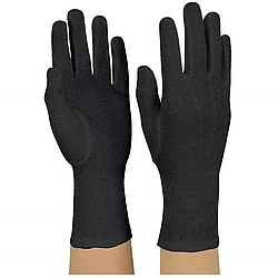 Style Plus - Long Wristed Poly-Nylon Stretch Gloves - Black